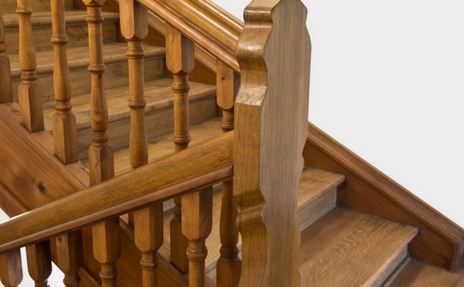 Wood stair treads